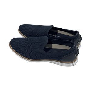 COLE HAAN WOMEN'S ORIGINAL GRAND CLOUDFEEL MERIDIAN LOAFER NAVY KNIT-OPTIC WHITE